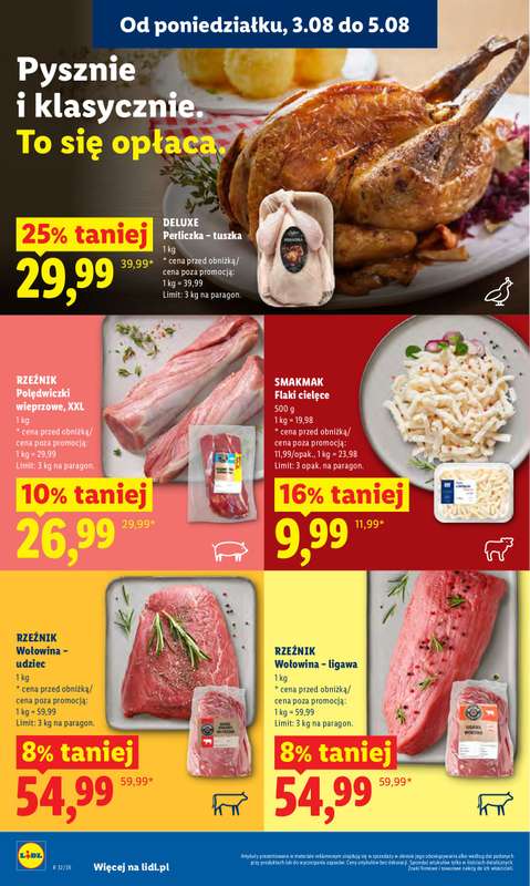 Lidl - gazetka promocyjna Oferta od poniedziałku od poniedziałku 03.08 do środy 05.08 - strona 66