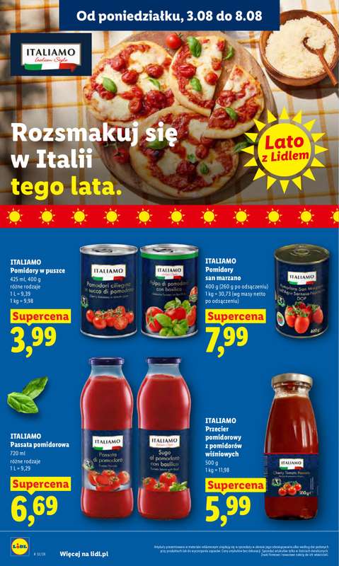 Lidl - gazetka promocyjna Oferta od poniedziałku od poniedziałku 03.08 do środy 05.08 - strona 50