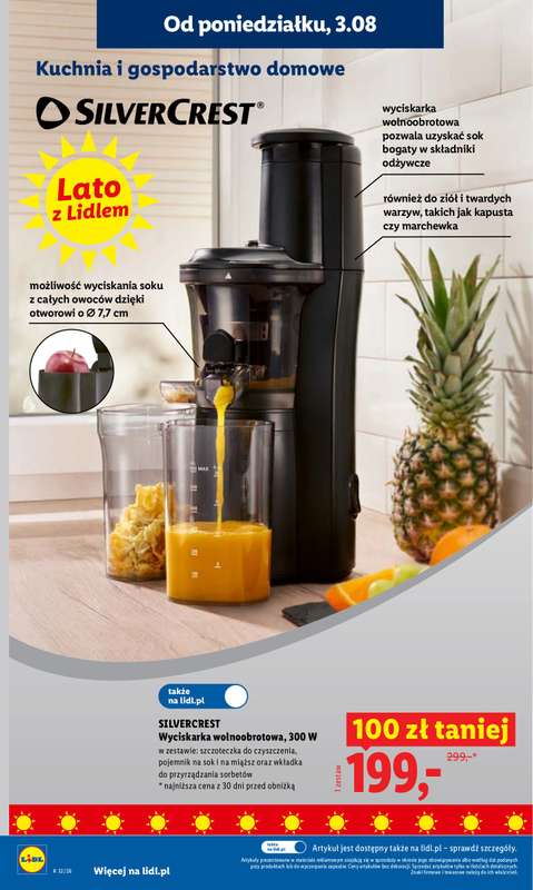 Lidl - gazetka promocyjna Oferta od poniedziałku od poniedziałku 03.08 do środy 05.08 - strona 34