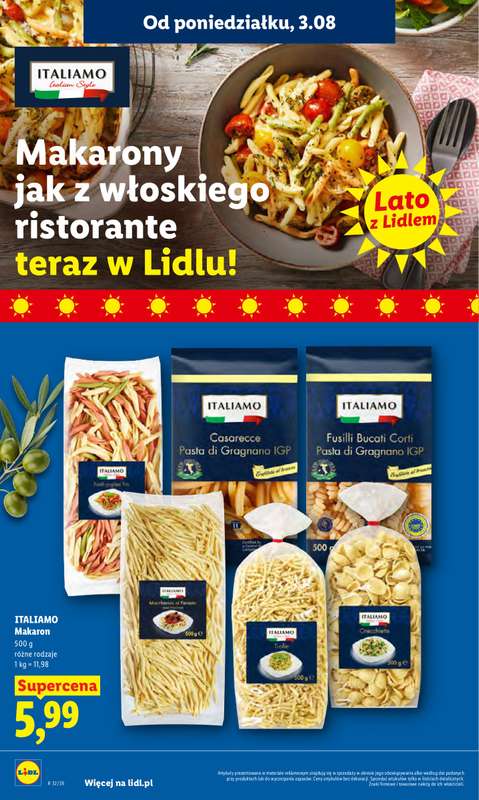 Lidl - gazetka promocyjna Oferta od poniedziałku od poniedziałku 03.08 do środy 05.08 - strona 52