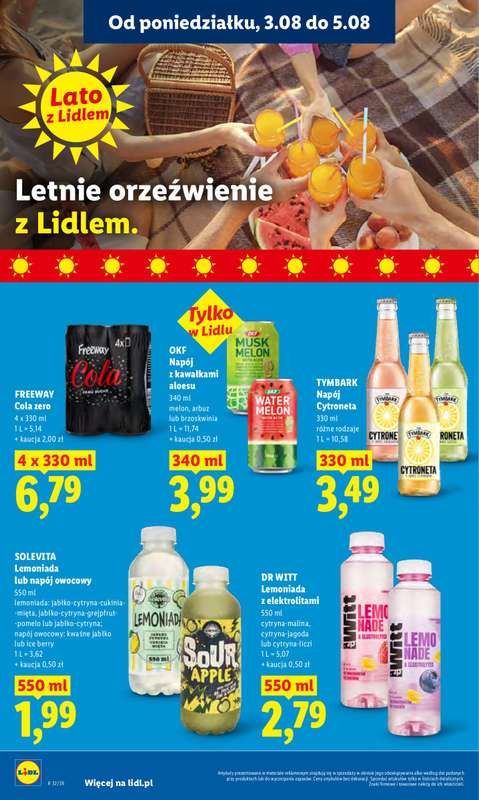 Lidl - gazetka promocyjna Oferta od poniedziałku od poniedziałku 03.08 do środy 05.08 - strona 74