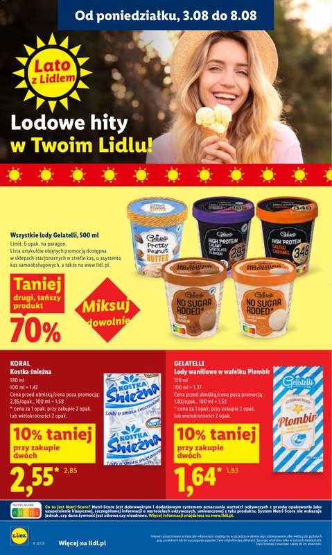 Lidl - gazetka promocyjna Oferta od poniedziałku od poniedziałku 03.08 do środy 05.08 - strona 72