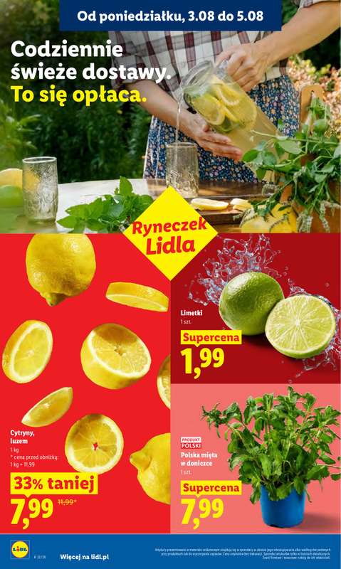Lidl - gazetka promocyjna Oferta od poniedziałku od poniedziałku 03.08 do środy 05.08 - strona 40