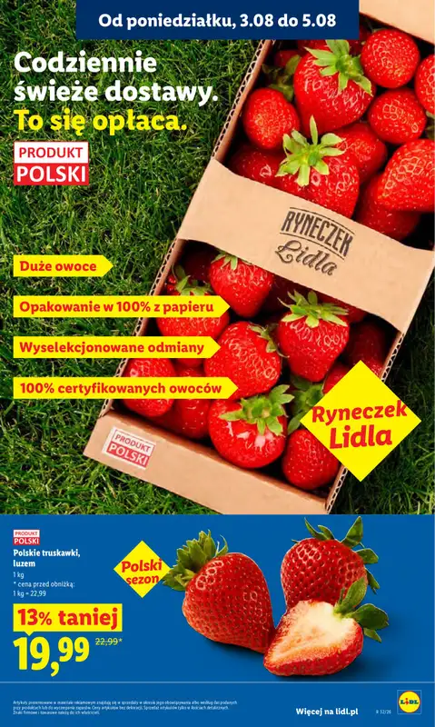 Lidl - gazetka promocyjna Oferta od poniedziałku od poniedziałku 03.08 do środy 05.08 - strona 39