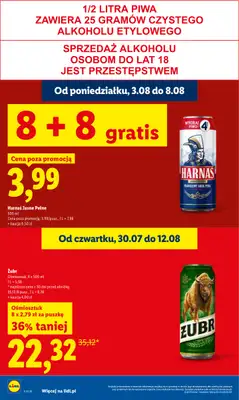 Lidl - gazetka promocyjna Oferta od poniedziałku od poniedziałku 03.08 do środy 05.08 - strona 22