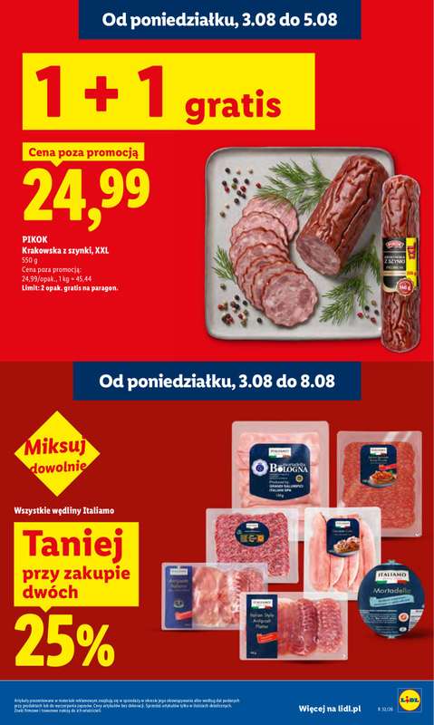 Lidl - gazetka promocyjna Oferta od poniedziałku od poniedziałku 03.08 do środy 05.08 - strona 13