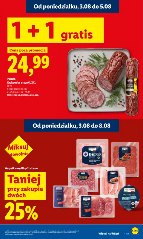 Lidl - gazetka promocyjna Oferta od poniedziałku od poniedziałku 03.08 do środy 05.08 - strona 13