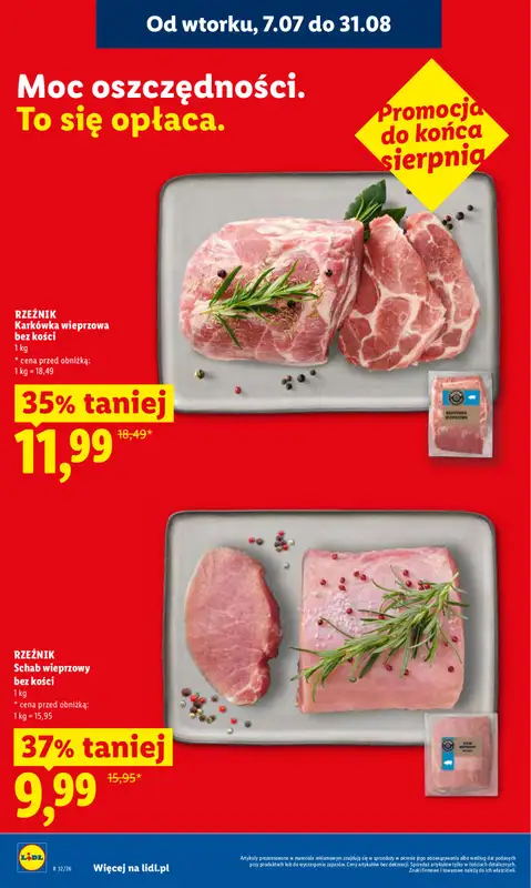 Lidl - gazetka promocyjna Oferta od poniedziałku od poniedziałku 03.08 do środy 05.08 - strona 14