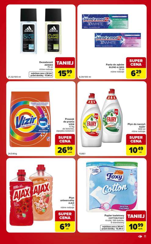 Carrefour Market - gazetka promocyjna Gazetka Ekspresowe zakupy od wtorku 04.08 do poniedziałku 10.08 - strona 11