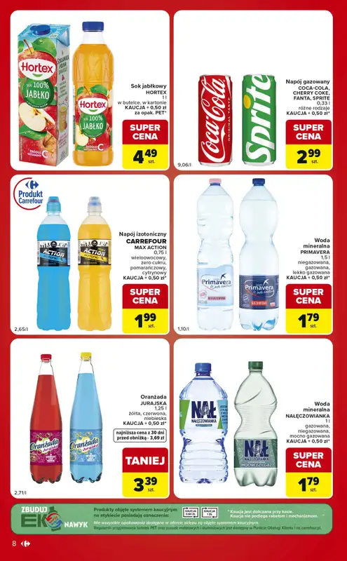 Carrefour Market - gazetka promocyjna Gazetka Ekspresowe zakupy od wtorku 04.08 do poniedziałku 10.08 - strona 8