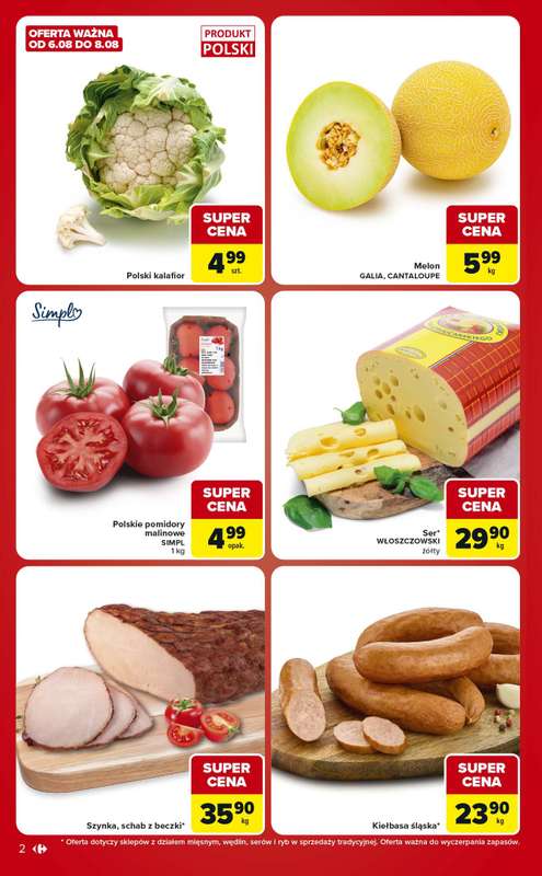 Carrefour Market - gazetka promocyjna Gazetka Ekspresowe zakupy od wtorku 04.08 do poniedziałku 10.08 - strona 2