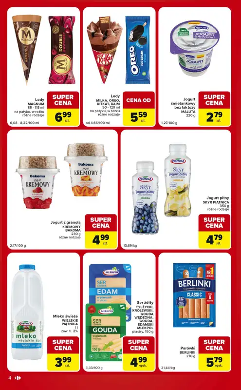 Carrefour Market - gazetka promocyjna Gazetka Ekspresowe zakupy od wtorku 04.08 do poniedziałku 10.08 - strona 4