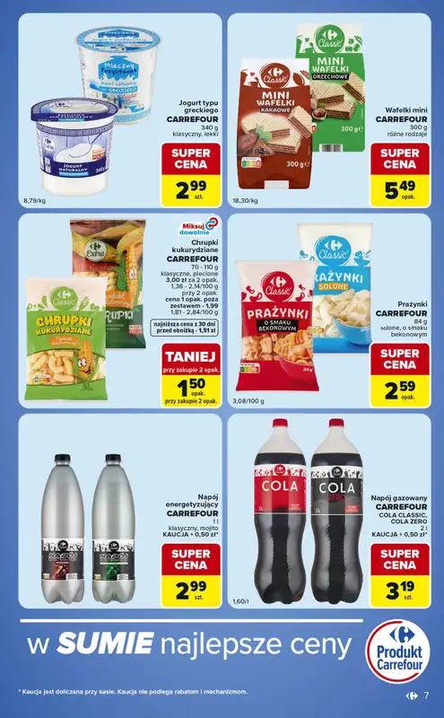Carrefour Express - gazetka promocyjna Gazetka Express od wtorku 04.08 do poniedziałku 10.08 - strona 7