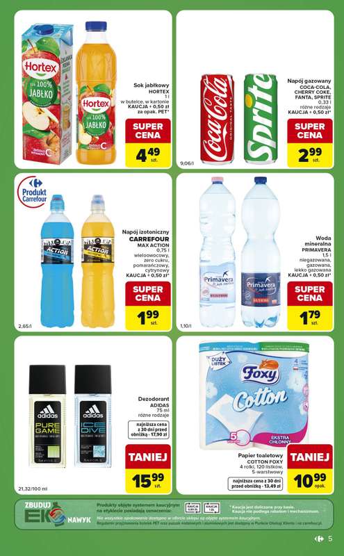 Carrefour Express - gazetka promocyjna Gazetka Express od wtorku 04.08 do poniedziałku 10.08 - strona 5