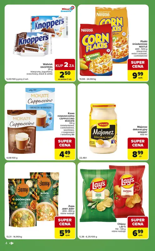 Carrefour Express - gazetka promocyjna Gazetka Express od wtorku 04.08 do poniedziałku 10.08 - strona 4