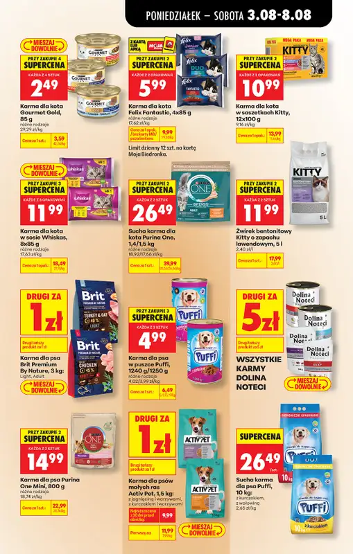 Biedronka - gazetka promocyjna Od poniedziałku od poniedziałku 03.08 do soboty 08.08 - strona 79