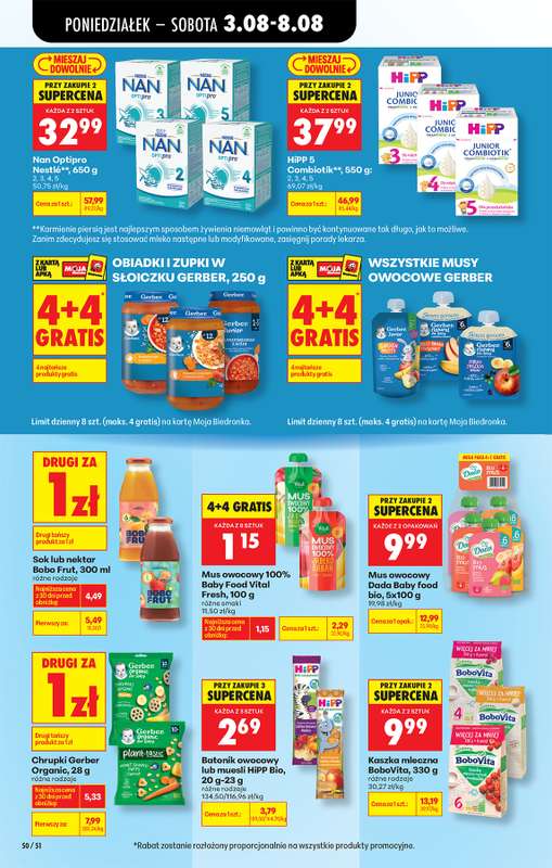 Biedronka - gazetka promocyjna Od poniedziałku od poniedziałku 03.08 do soboty 08.08 - strona 72