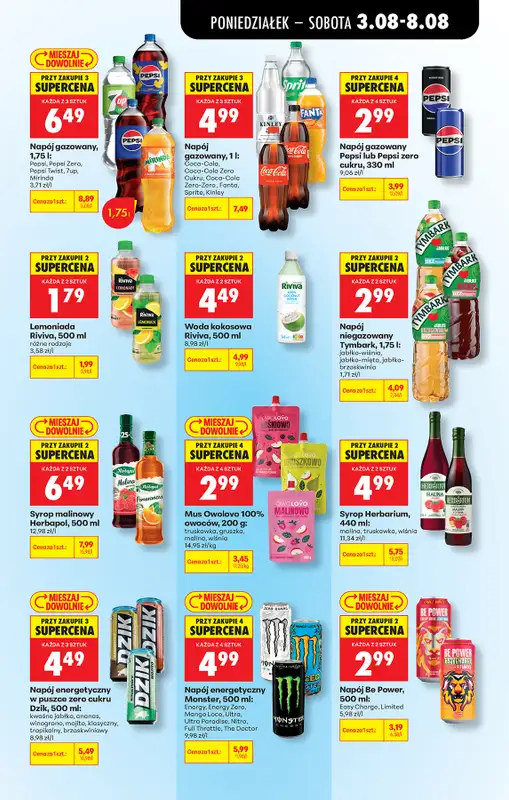 Biedronka - gazetka promocyjna Od poniedziałku od poniedziałku 03.08 do soboty 08.08 - strona 61