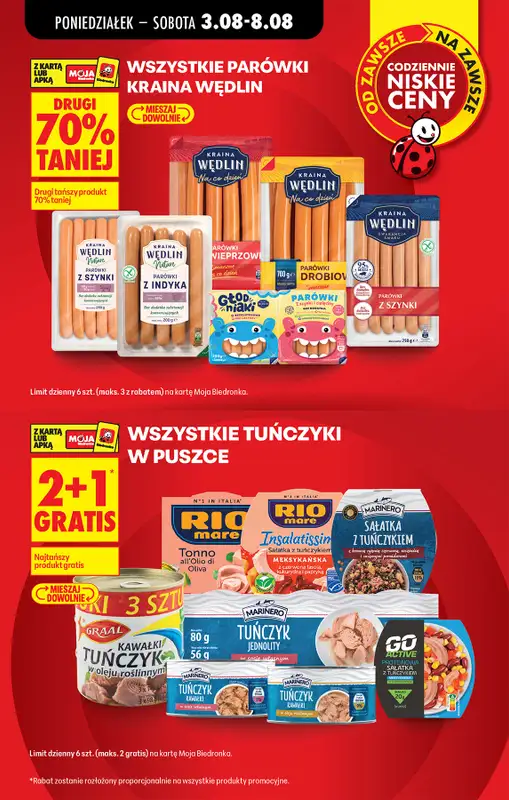 Biedronka - gazetka promocyjna Od poniedziałku od poniedziałku 03.08 do soboty 08.08 - strona 7