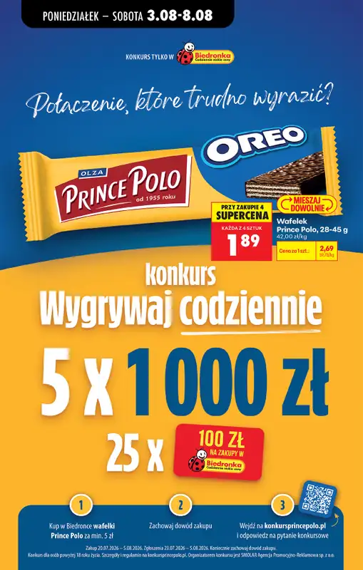 Biedronka - gazetka promocyjna Od poniedziałku od poniedziałku 03.08 do soboty 08.08 - strona 57