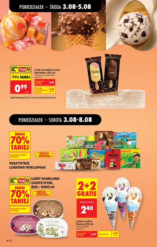 Biedronka - gazetka promocyjna Od poniedziałku, Z ladą tradycyjną od poniedziałku 03.08 do soboty 08.08 - strona 18