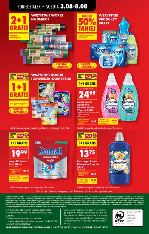 Biedronka - gazetka promocyjna Od poniedziałku, Z ladą tradycyjną od poniedziałku 03.08 do soboty 08.08 - strona 80