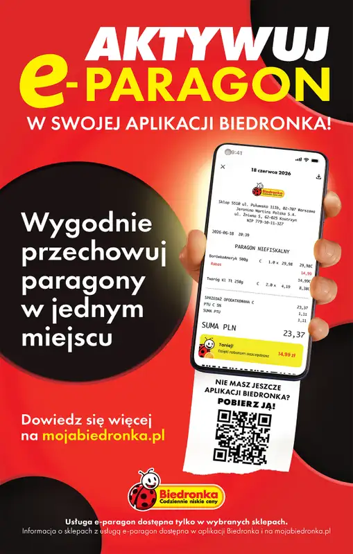 Biedronka - gazetka promocyjna Od poniedziałku, Z ladą tradycyjną od poniedziałku 03.08 do soboty 08.08 - strona 50