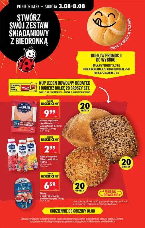 Biedronka - gazetka promocyjna Od poniedziałku, Z ladą tradycyjną od poniedziałku 03.08 do soboty 08.08 - strona 35
