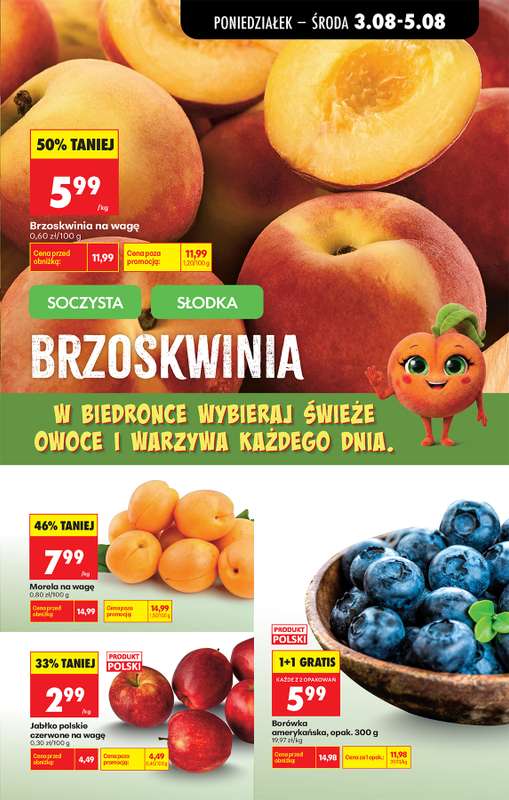 Biedronka - gazetka promocyjna Od poniedziałku, Z ladą tradycyjną od poniedziałku 03.08 do soboty 08.08 - strona 21