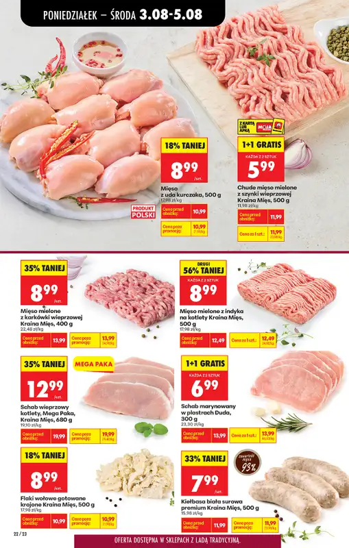 Biedronka - gazetka promocyjna Od poniedziałku, Z ladą tradycyjną od poniedziałku 03.08 do soboty 08.08 - strona 26
