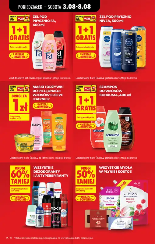 Biedronka - gazetka promocyjna Od poniedziałku, Z ladą tradycyjną od poniedziałku 03.08 do soboty 08.08 - strona 16