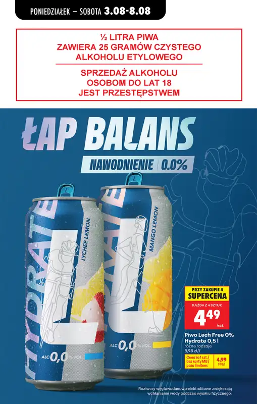 Biedronka - gazetka promocyjna Od poniedziałku, Z ladą tradycyjną od poniedziałku 03.08 do soboty 08.08 - strona 65