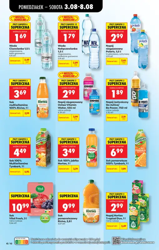 Biedronka - gazetka promocyjna Od poniedziałku, Z ladą tradycyjną od poniedziałku 03.08 do soboty 08.08 - strona 60