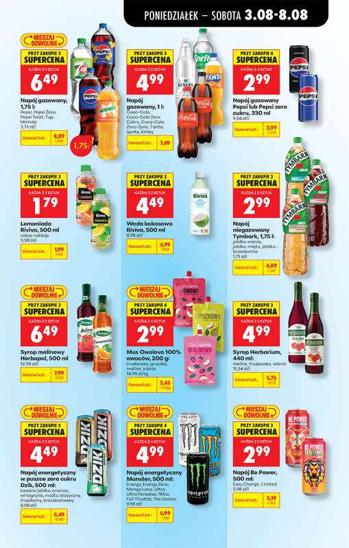 Biedronka - gazetka promocyjna Od poniedziałku, Z ladą tradycyjną od poniedziałku 03.08 do soboty 08.08 - strona 61