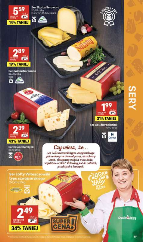 Delikatesy Centrum - gazetka promocyjna Gazetka od czwartku 06.08 do środy 12.08 - strona 19