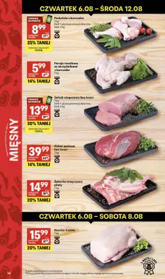 Delikatesy Centrum - gazetka promocyjna Gazetka od czwartku 06.08 do środy 12.08 - strona 14