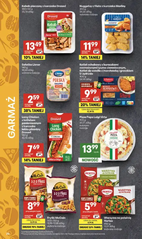 Delikatesy Centrum - gazetka promocyjna Gazetka od czwartku 06.08 do środy 12.08 - strona 20