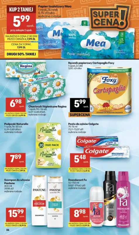 Delikatesy Centrum - gazetka promocyjna Gazetka od czwartku 06.08 do środy 12.08 - strona 36