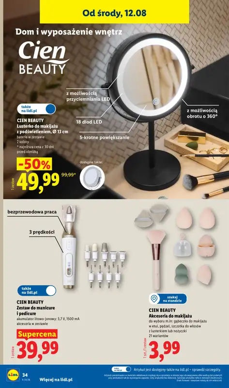 Lidl - gazetka promocyjna Katalog od 10.08 do 14.08 od poniedziałku 10.08 do piątku 14.08 - strona 44