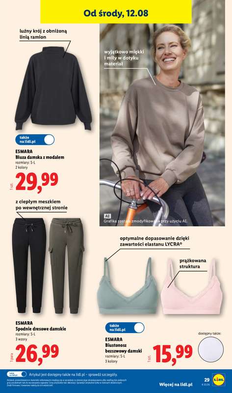 Lidl - gazetka promocyjna Katalog od 10.08 do 14.08 od poniedziałku 10.08 do piątku 14.08 - strona 39