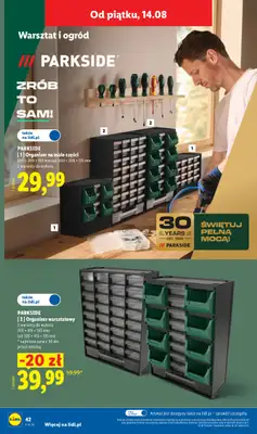 Lidl - gazetka promocyjna Katalog od 10.08 do 14.08 od poniedziałku 10.08 do piątku 14.08 - strona 52