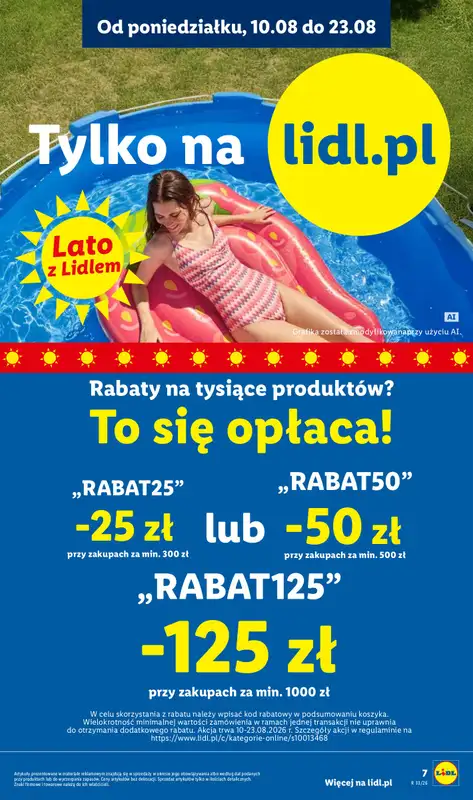 Lidl - gazetka promocyjna Katalog od 10.08 do 14.08 od poniedziałku 10.08 do piątku 14.08 - strona 7