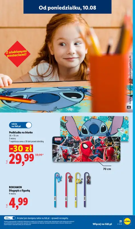 Lidl - gazetka promocyjna Katalog od 10.08 do 14.08 od poniedziałku 10.08 do piątku 14.08 - strona 25
