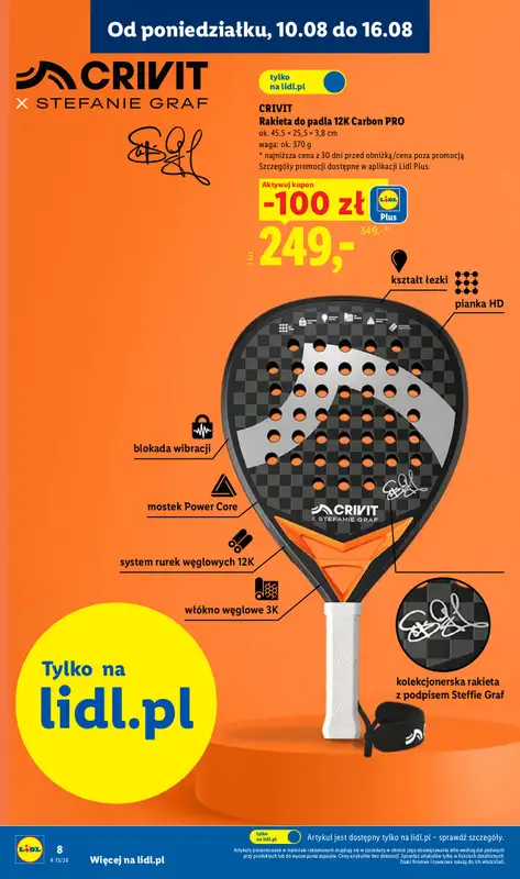 Lidl - gazetka promocyjna Katalog od 10.08 do 14.08 od poniedziałku 10.08 do piątku 14.08 - strona 8