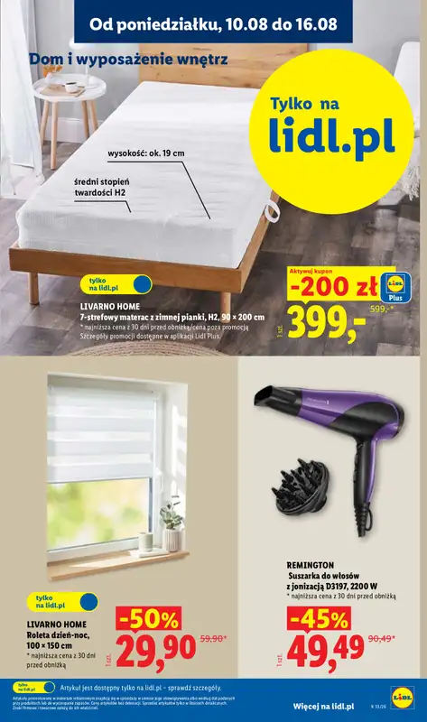 Lidl - gazetka promocyjna Katalog od 10.08 do 14.08 od poniedziałku 10.08 do piątku 14.08 - strona 33