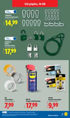 Lidl - gazetka promocyjna Katalog od 10.08 do 14.08 od poniedziałku 10.08 do piątku 14.08 - strona 57
