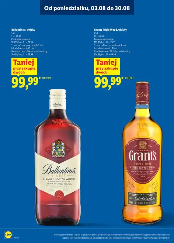 Lidl - gazetka promocyjna Katalog alkoholi mocnych od poniedziałku 03.08 do niedzieli 30.08 - strona 12