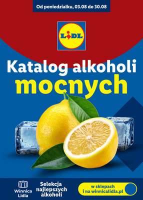 Lidl - gazetka promocyjna Katalog alkoholi mocnych od poniedziałku 03.08 do niedzieli 30.08