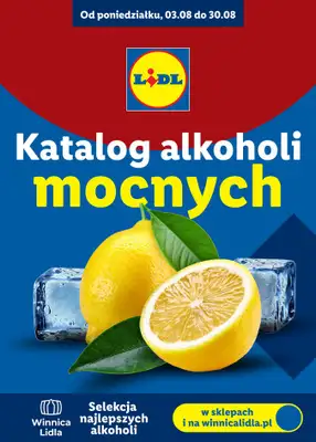 Lidl - gazetka promocyjna Katalog alkoholi mocnych od poniedziałku 03.08 do niedzieli 30.08