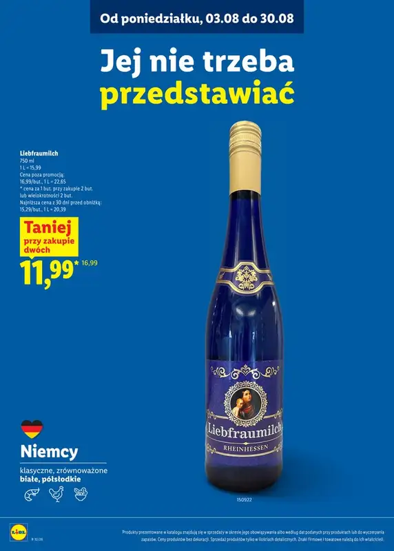 Lidl - gazetka promocyjna Karta Win od poniedziałku 03.08 do niedzieli 30.08 - strona 16